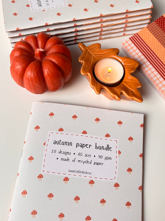 autumn paper bundle