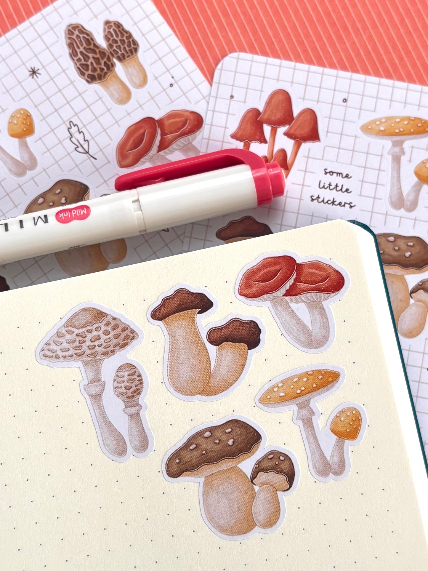mushroom stickers