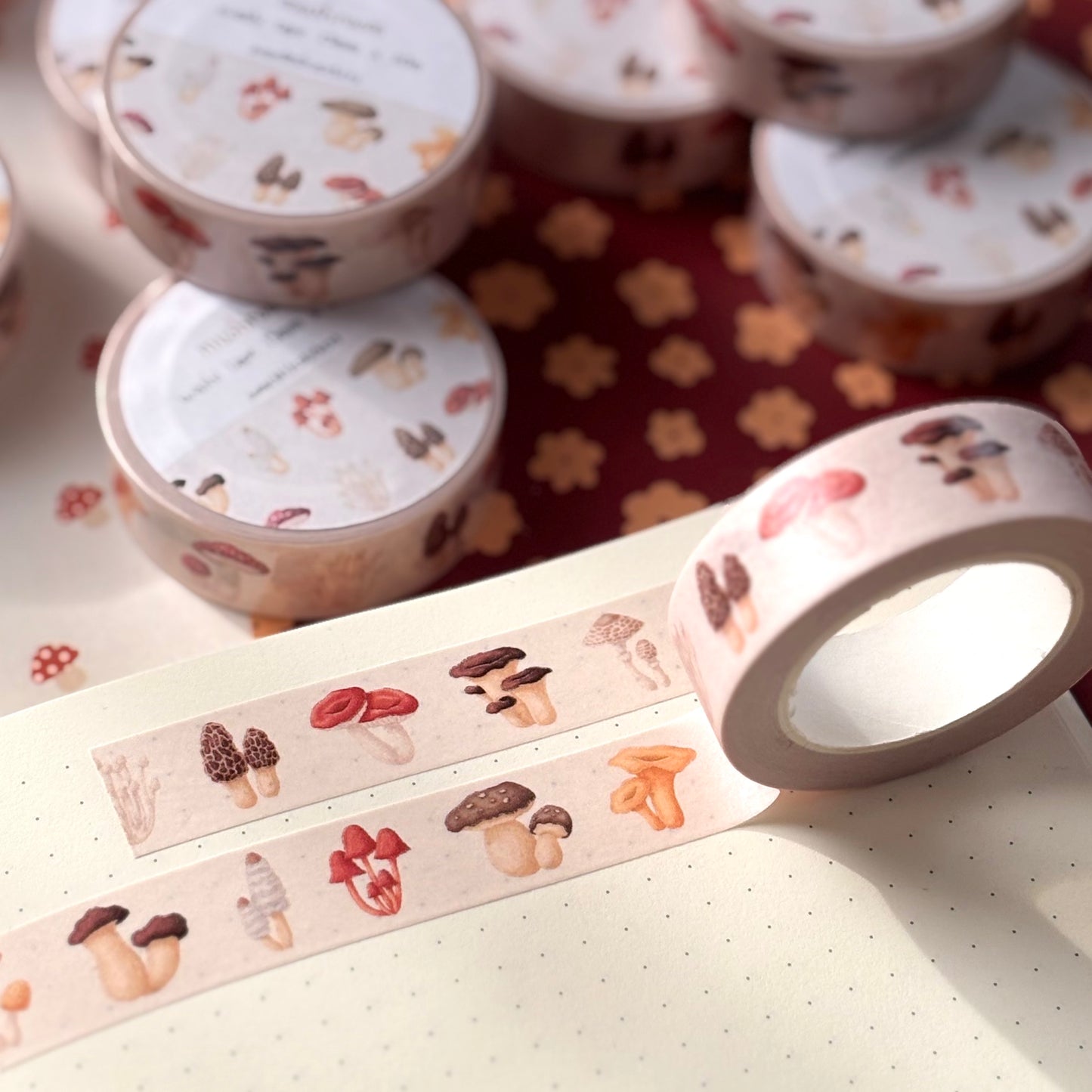 mushroom washi tape