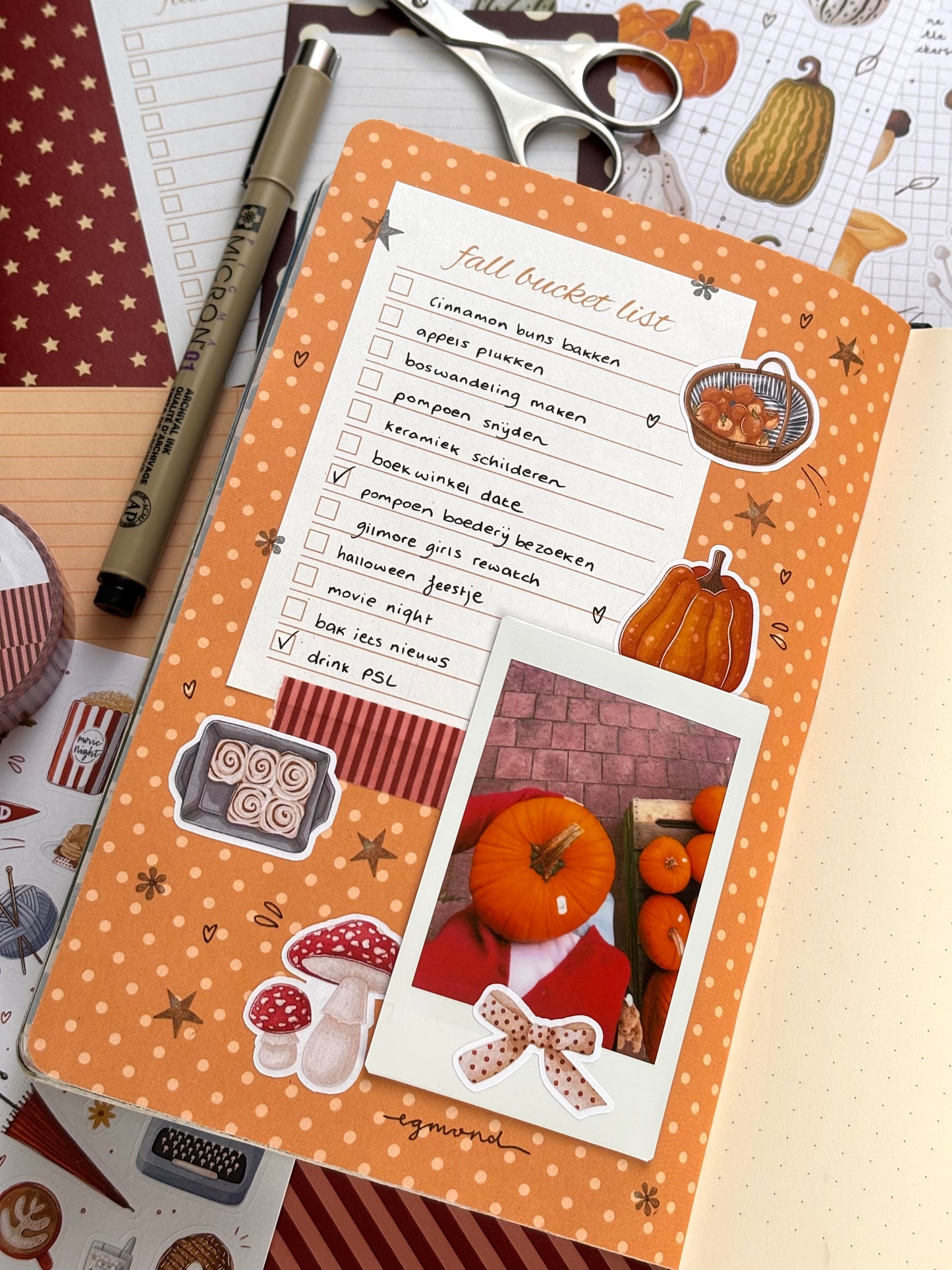 autumnal paper journal notes (a7)