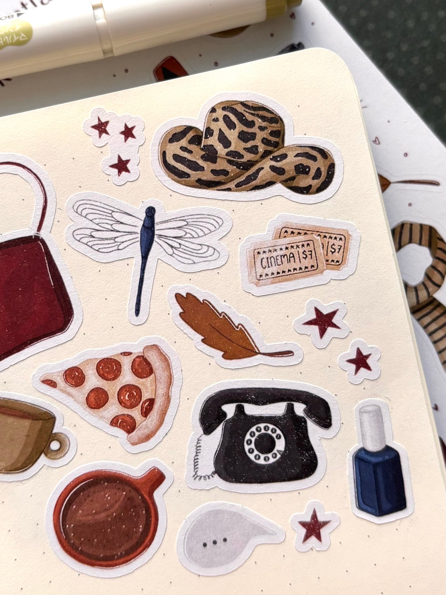 autumn essentials stickers
