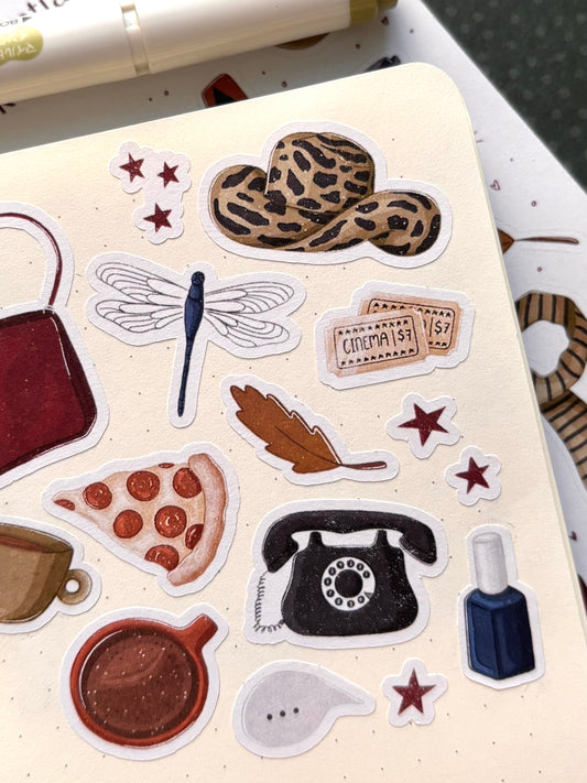 autumn essentials stickers