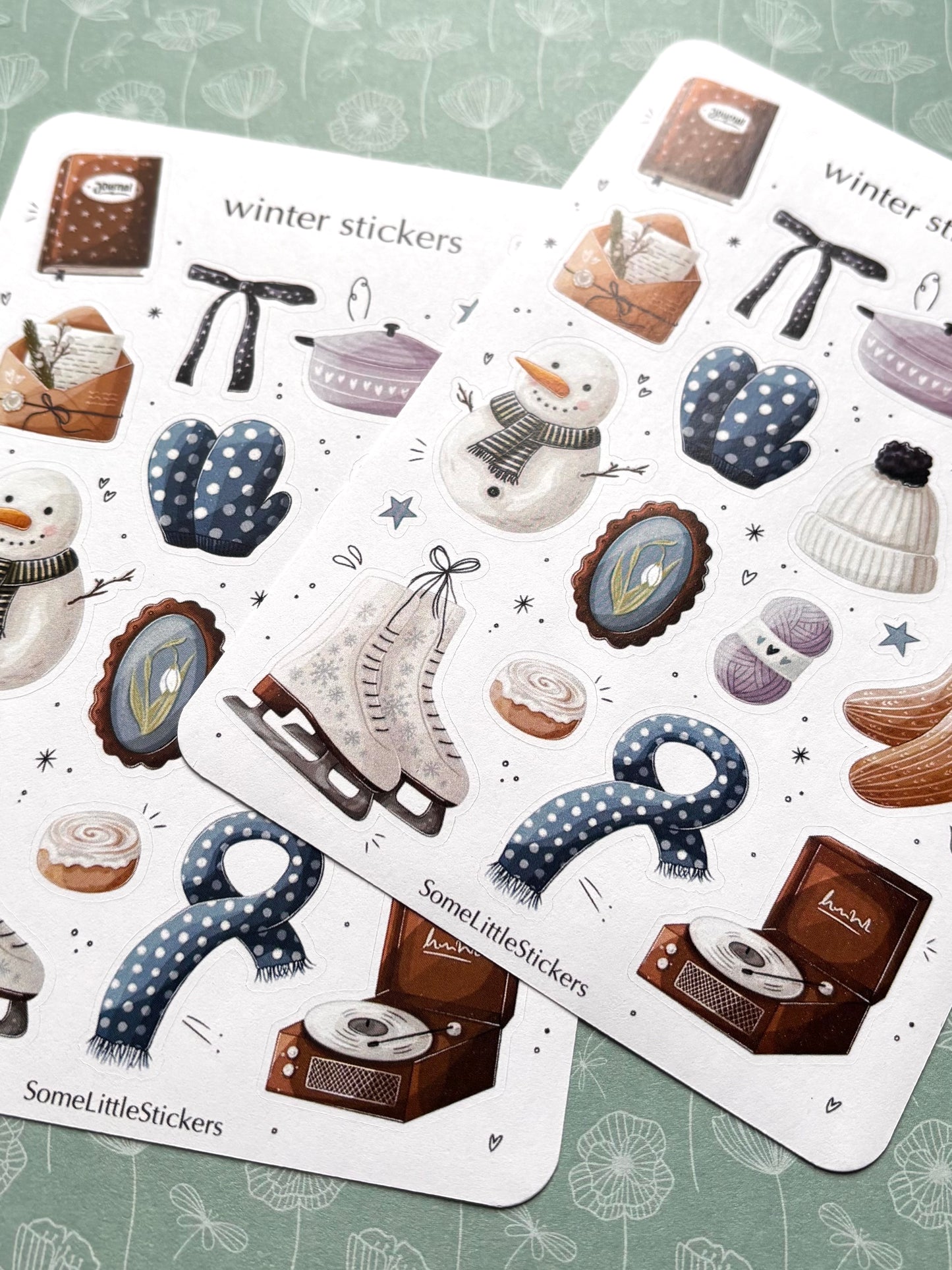 winter stickers