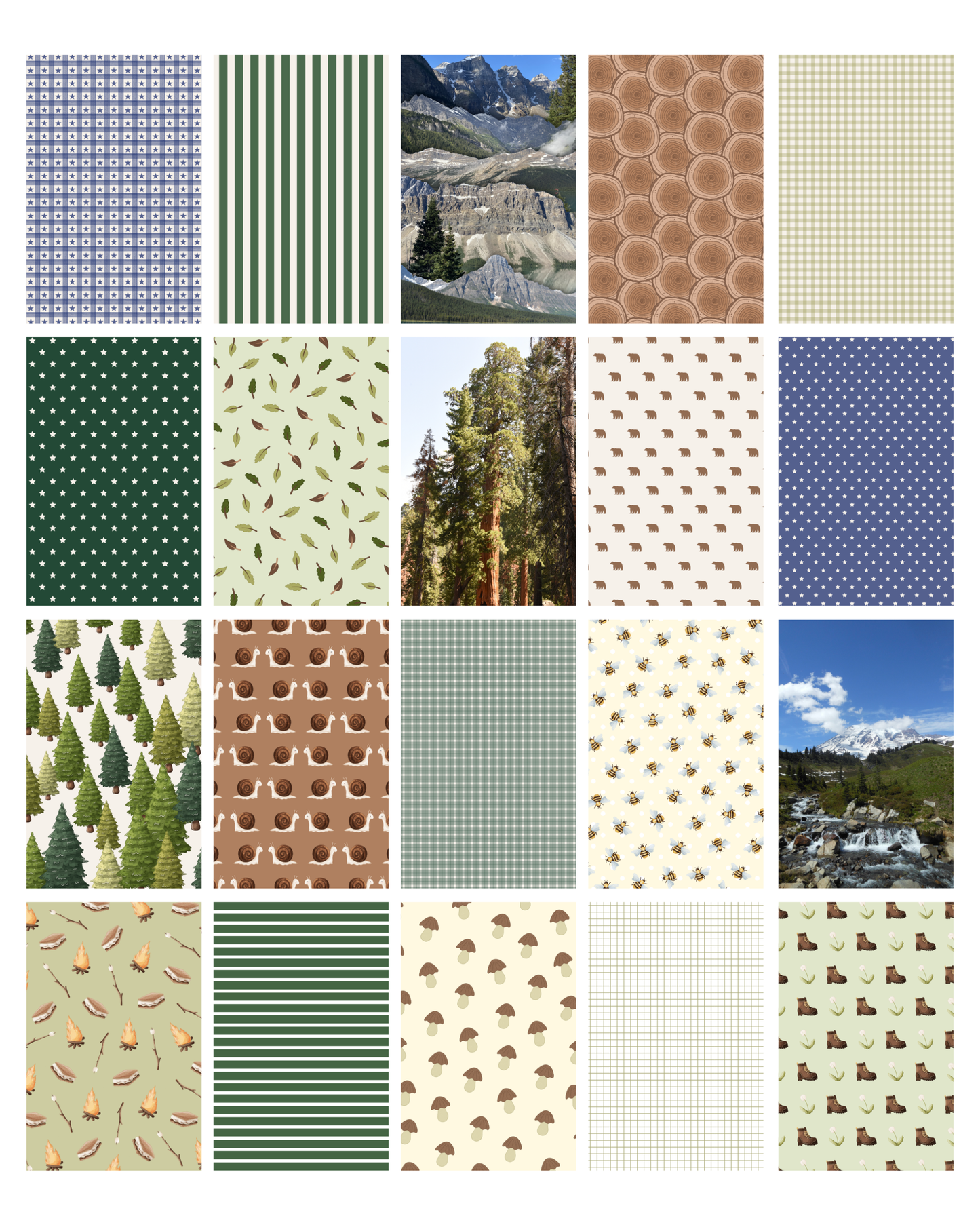 outdoor paper bundle