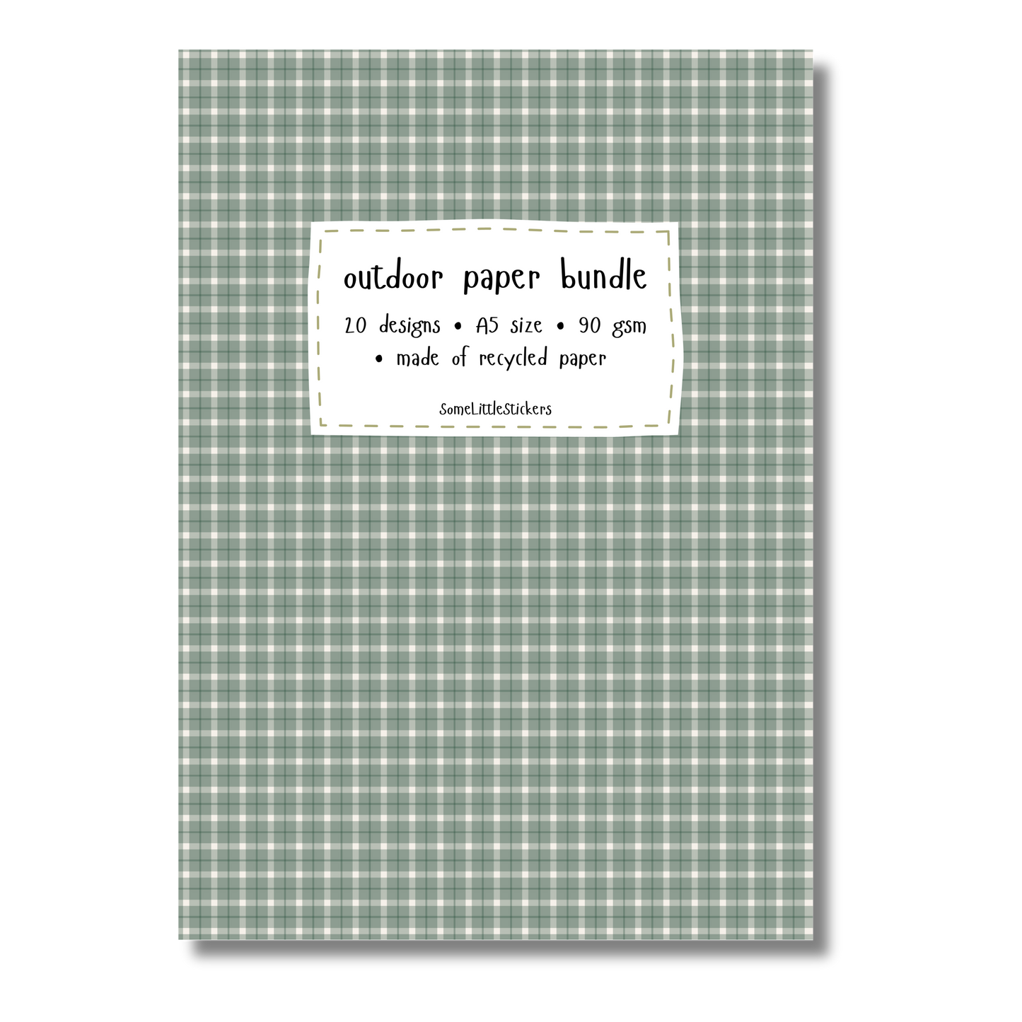 outdoor paper bundle