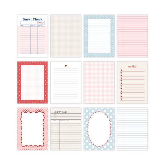 paper journal notes (a7)